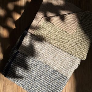 شال پلیسه دو لایه و درو