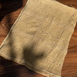 شال پاییزه پلیسه شایندار دستک مروارید