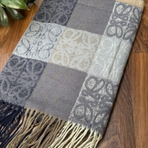 شال موهر طرح برگ