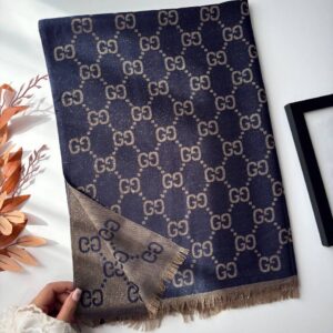 شال شاین دورو طرح برند (مجموعه طرح‌های مشکی و سرمه‌ای